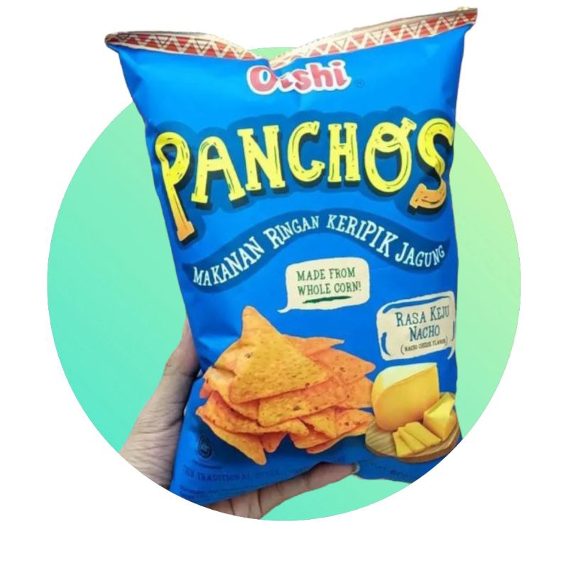 

Oishi panchos keju nacho 160 g