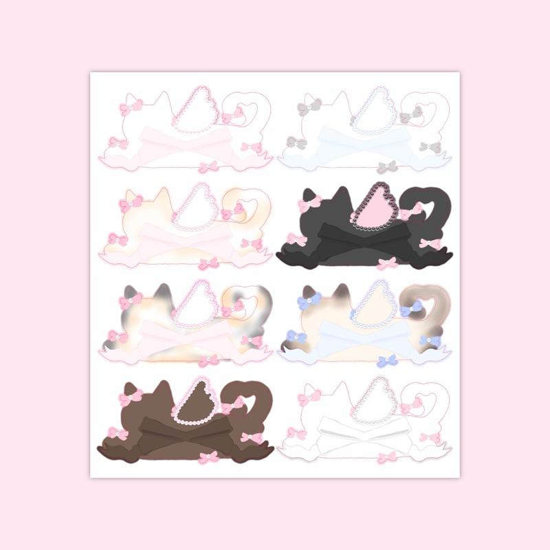 

ablushingmess ୨୧ cat parents journal deco sticker