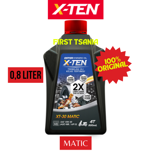 OLI XTEN MOTOR MATIC HONDA 110-125 CC 800ml ORIGINAL 10W30