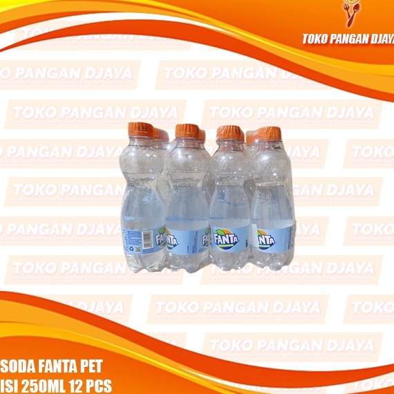 

D!skon Zoda Soda Fanta Pet 250ml isi 12 pc Cuci Gudang