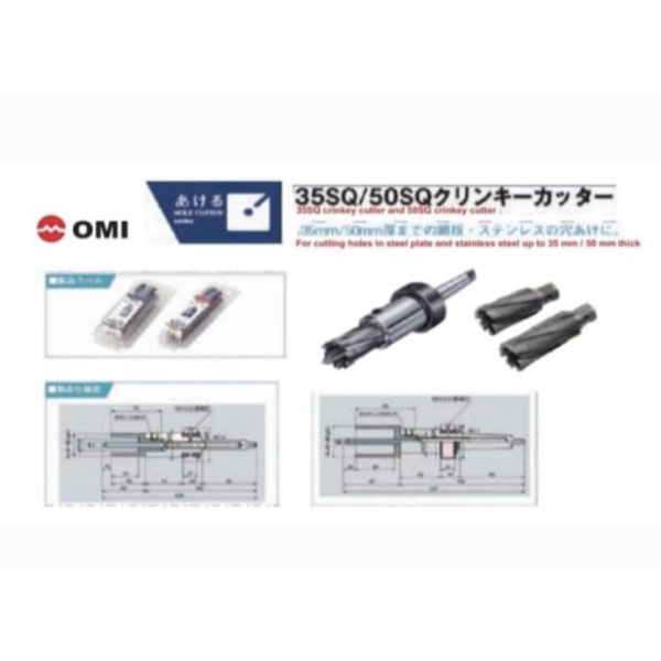 

Promo Crinkey Cutter OMI Japan 50 SQ 18mm TCT Jetbroach Murah