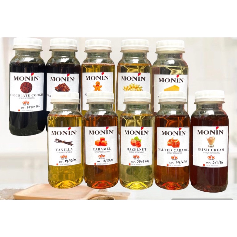 

SG4892 MONIN Syrup Premium Repacking 100ml - Coffee & Flavour Series Ready ̿\