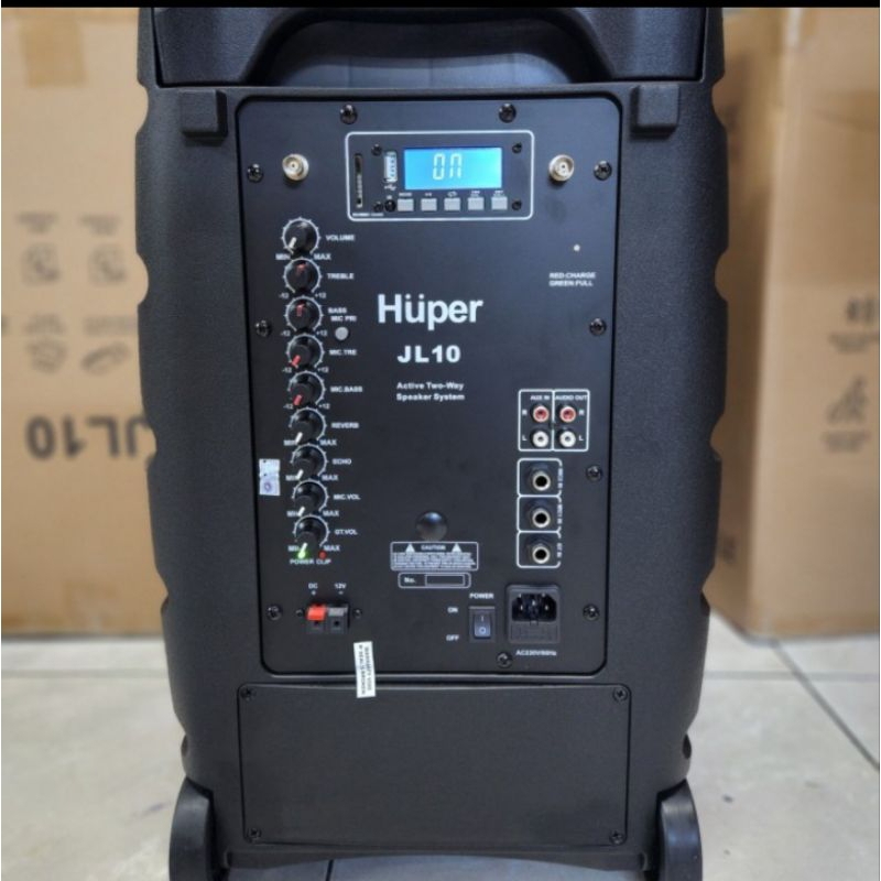 speaker Portable Huper JL 10 10inchi Bluetooth Wireless ORIGINAL
