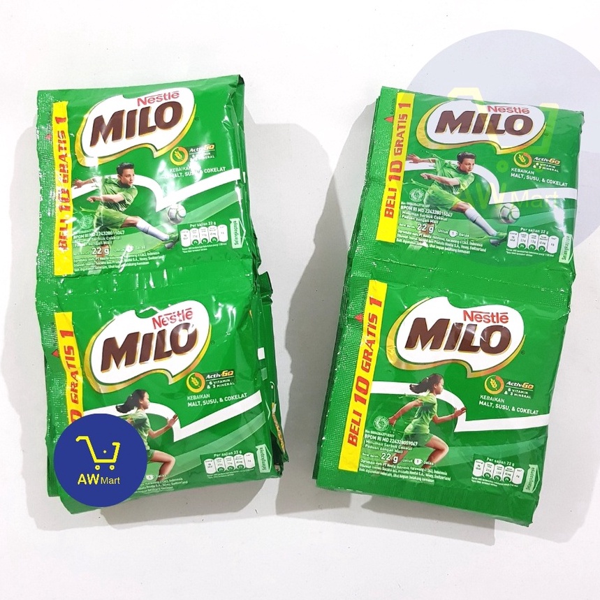 

[R0N] MILO NESTLE RENCENGAN (10 SACHET X 22 GRAM) - MILO ACTIVE GO - TIDAK ADA GRATISANNYA LAGI !! 4177