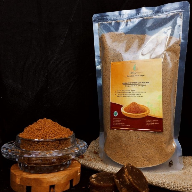 

T3rkini 1 KG / 1000GRM GULA AREN BUBUK ORGANIK PALM SUGAR GULA SEMUT ORGANIK Special Promo