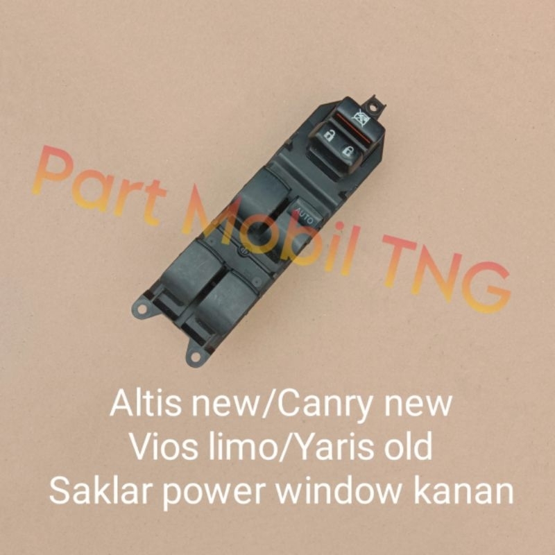 Saklar Power Window Toyota Yaris/New Vios Gen 2
