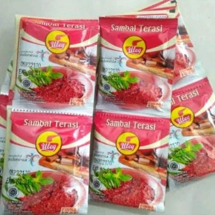 

Finna Sambal Terasi Uleg Sachet 20gr 1 renceng isi 10
