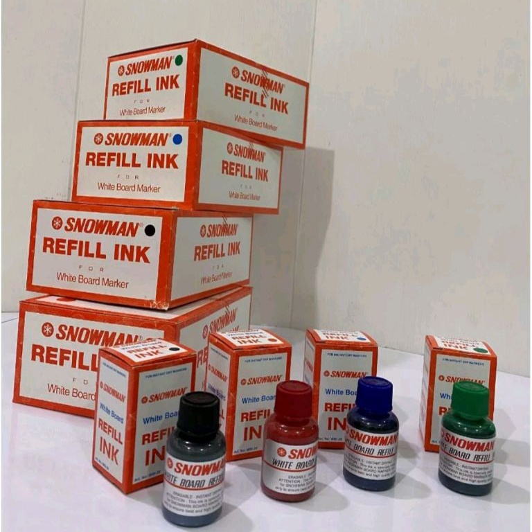 

[✪O78&] Refill whiteboard snowman WB-20 (untuk BG12 & ABG 12/bisa dihapus) Flas Sale