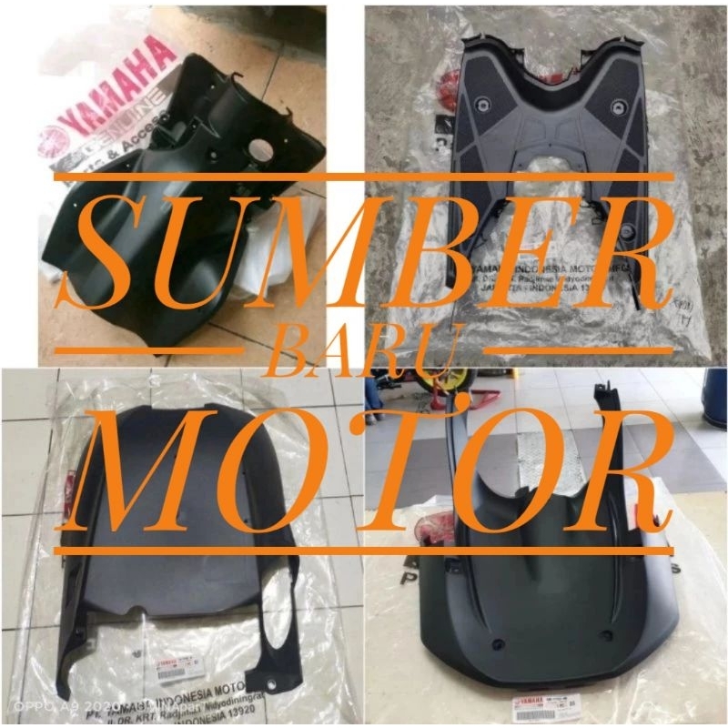 COVER BODY KASAR DEPAN YAMAHA XEON RC 125 ORIGINAL YGP ( 4 PCS )