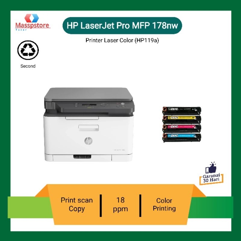 Printer HP Color LaserJet MFP 178nw Printer Color Printer scan Printer Laser Printer werles foto cop