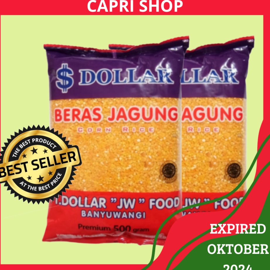 

TCBB9361 Free Ongkir Beras Jagung DOLLAR 1 KILO ( isi 2 Bungkus)