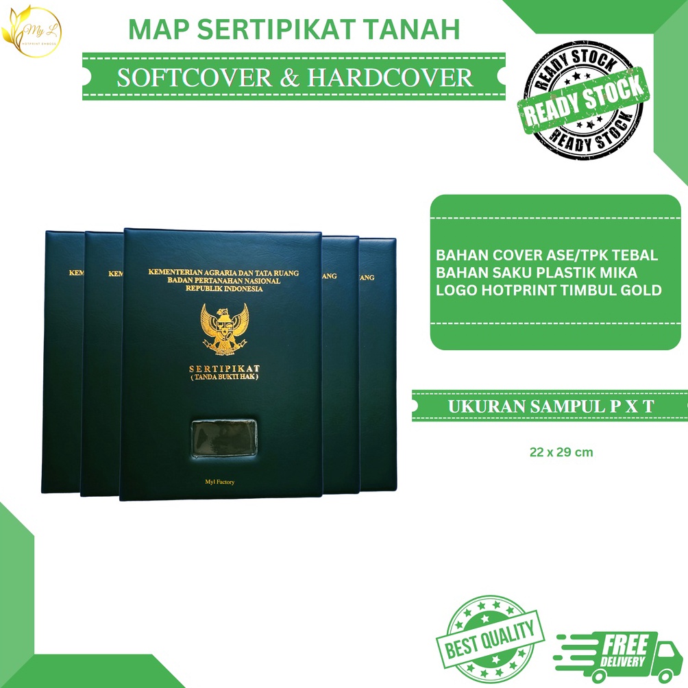 

94 PREMIUM SAMPUL MAP SERTIPIKAT TANAH BPN / COVER SERTIFIKAT TANAH / SERTIPIKAT RUMAH 7149