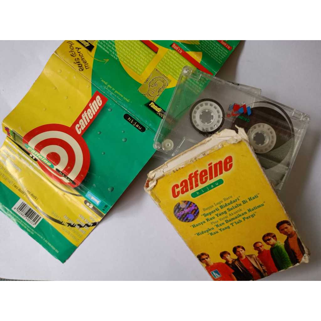 Pita Kaset Original | Band Caffeine | Album "Hijau" (Preloved)