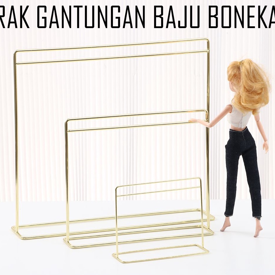 ➟➬✢ *COD* Rak Gantungan Baju Boneka Bjd 17 30 60 cm