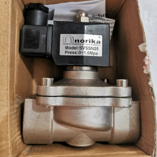 

Unik Solenoid Stainless 1Mpa 1 BSPT 230V AC NORIKA SVSSN25 Normaly Closed Diskon