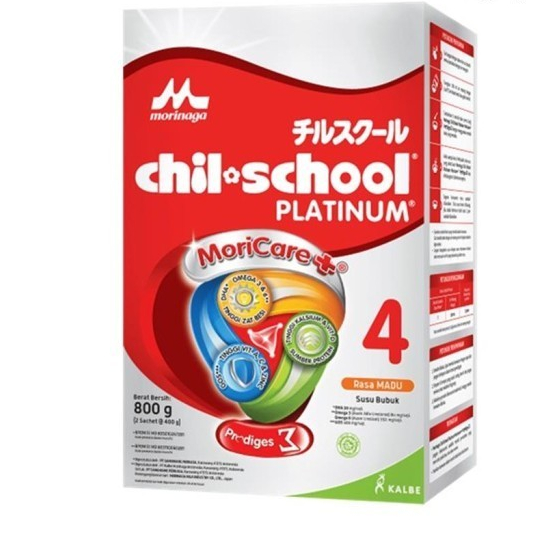 Morinaga Chil School PLATINUM MoriCare+ 4 rasa madu 800 gram
