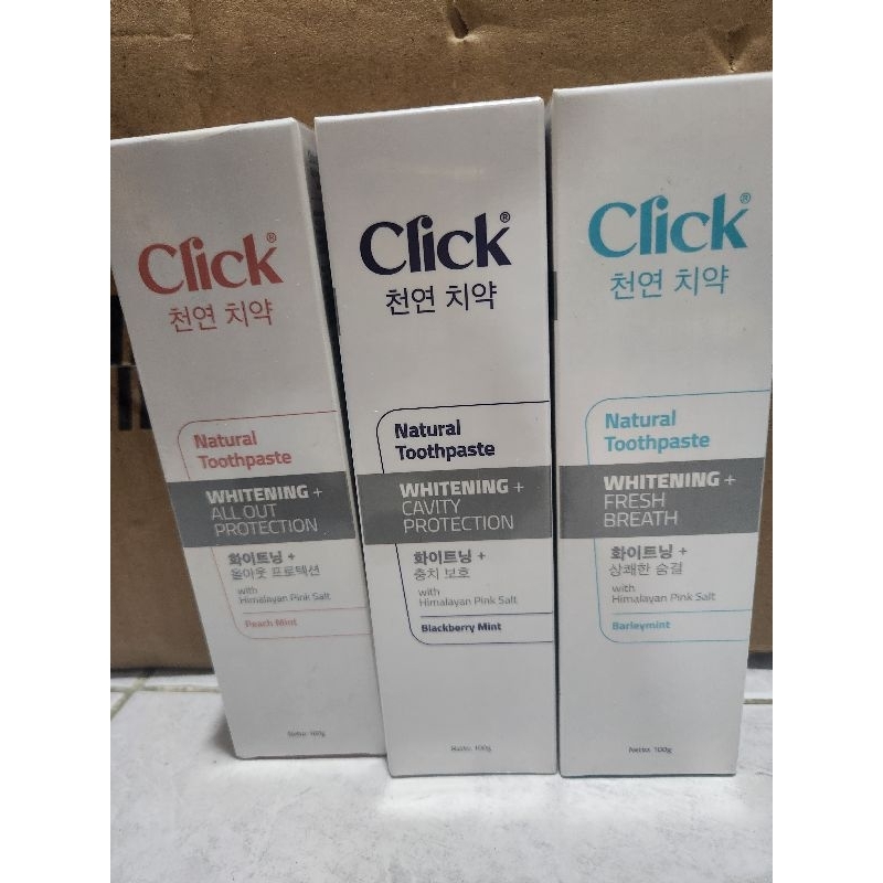 Click Natural Toothpaste
