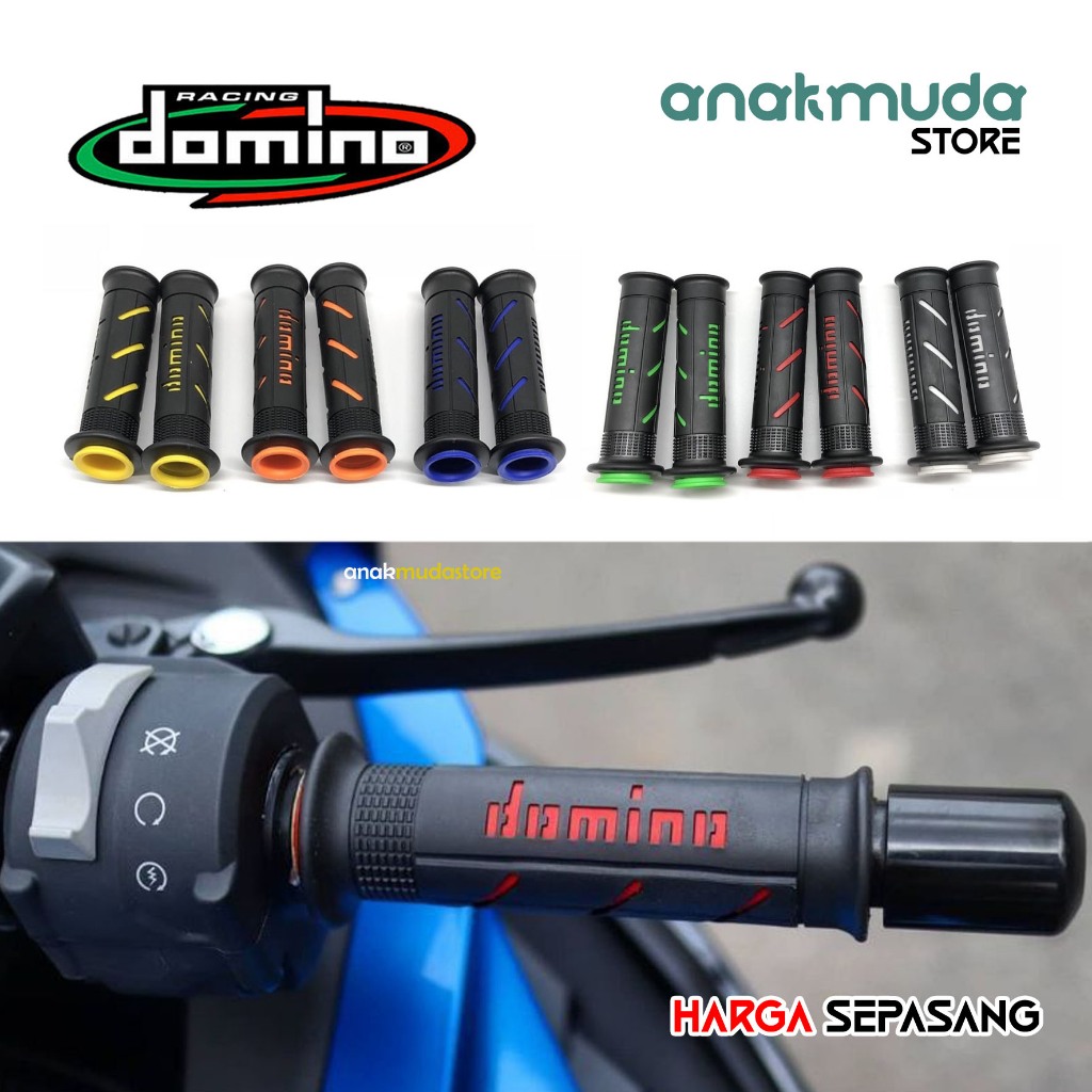 (HG04) Handgrip Handfat Grip Gas Stang Motor Domino Vario PCX ADV Nmax Aerox CB 150 CBR Vixion R15 R