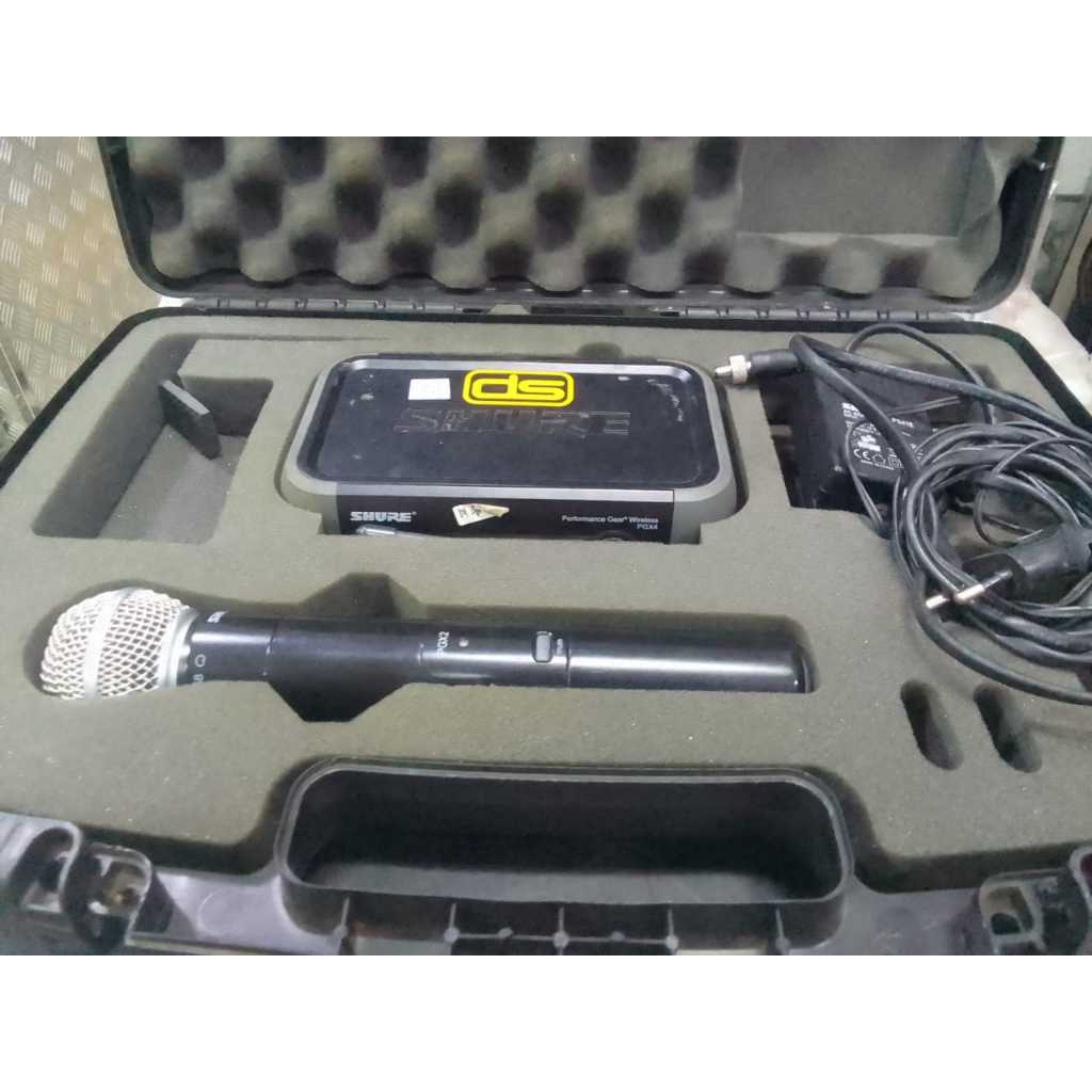 microphone wirekess shure pgx4 receiver pgx2 microphone
