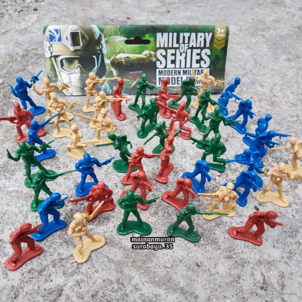 Mainan Anak Tentara Jadul Kecil Isi Warna Warni 558 240 | Mainan Tentara Army Terbaru Bahan Plastik 