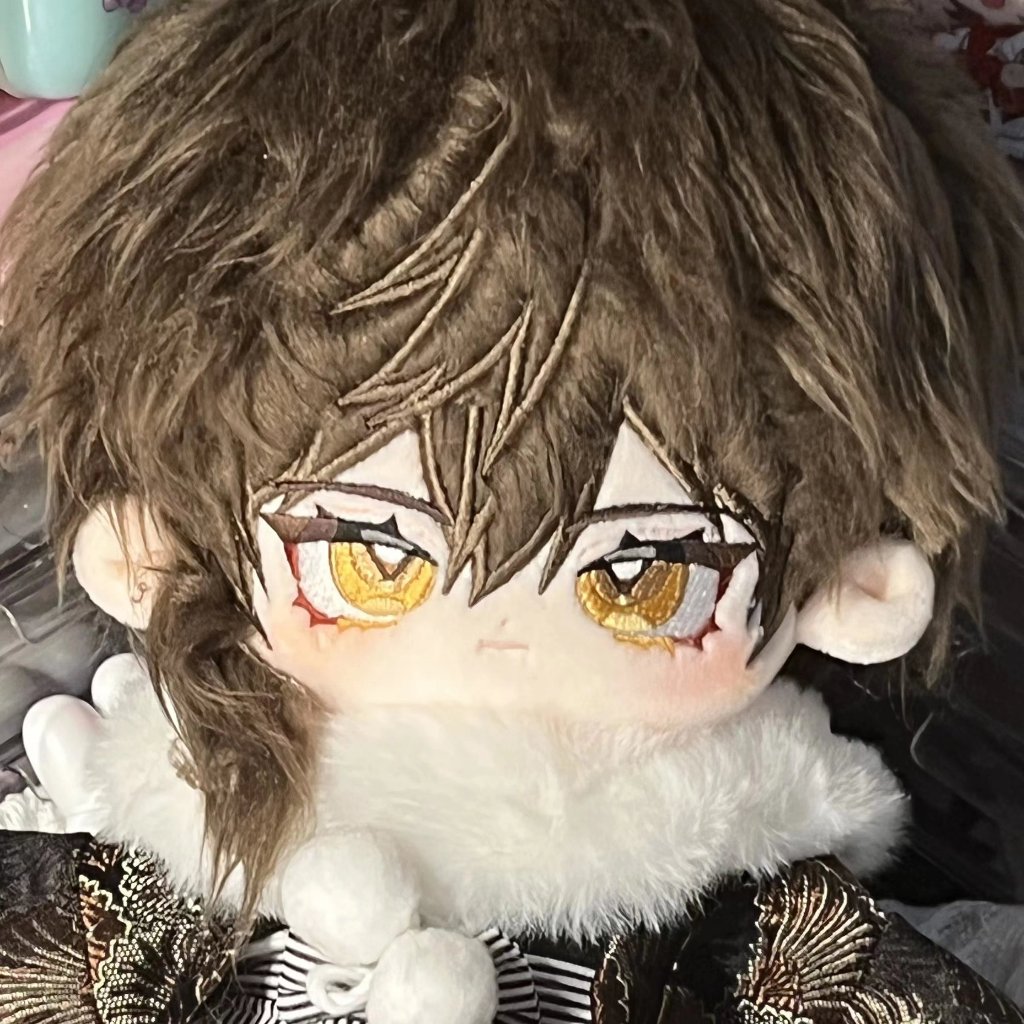 [READY STOCK] doll zhongli genshin impact boneka zhongli cotton doll 20cm zhongli - zuiye