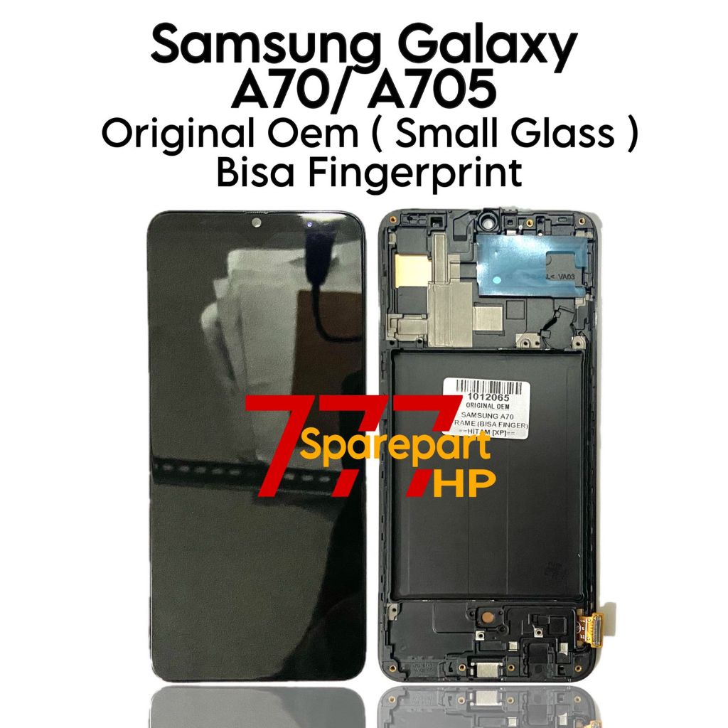 ORIGINAL OEM SMALL GLASS - LCD Touchscreen Fullset + Frame Samsung Galaxy A70 / A705 / SM-A705F / SM
