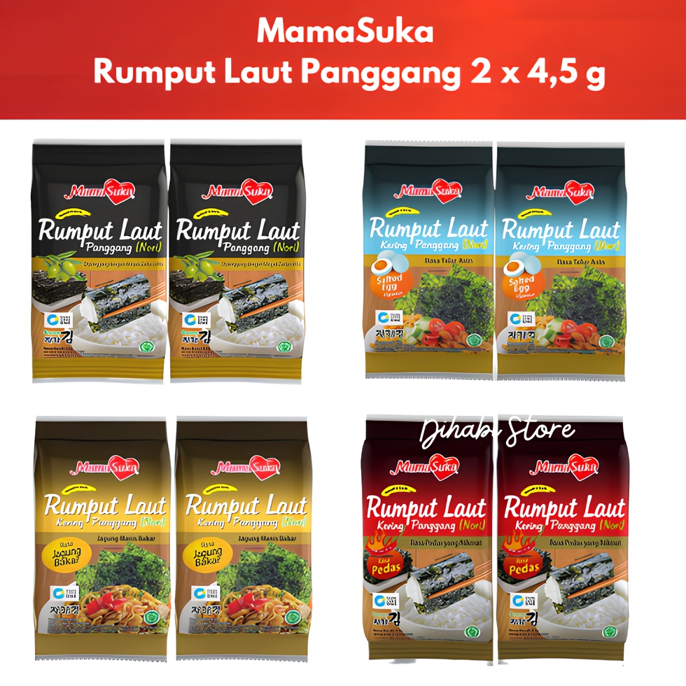 

Re4dy MamaSuka Rumput Laut Panggang 2 x 4,5 g Sale of Day
