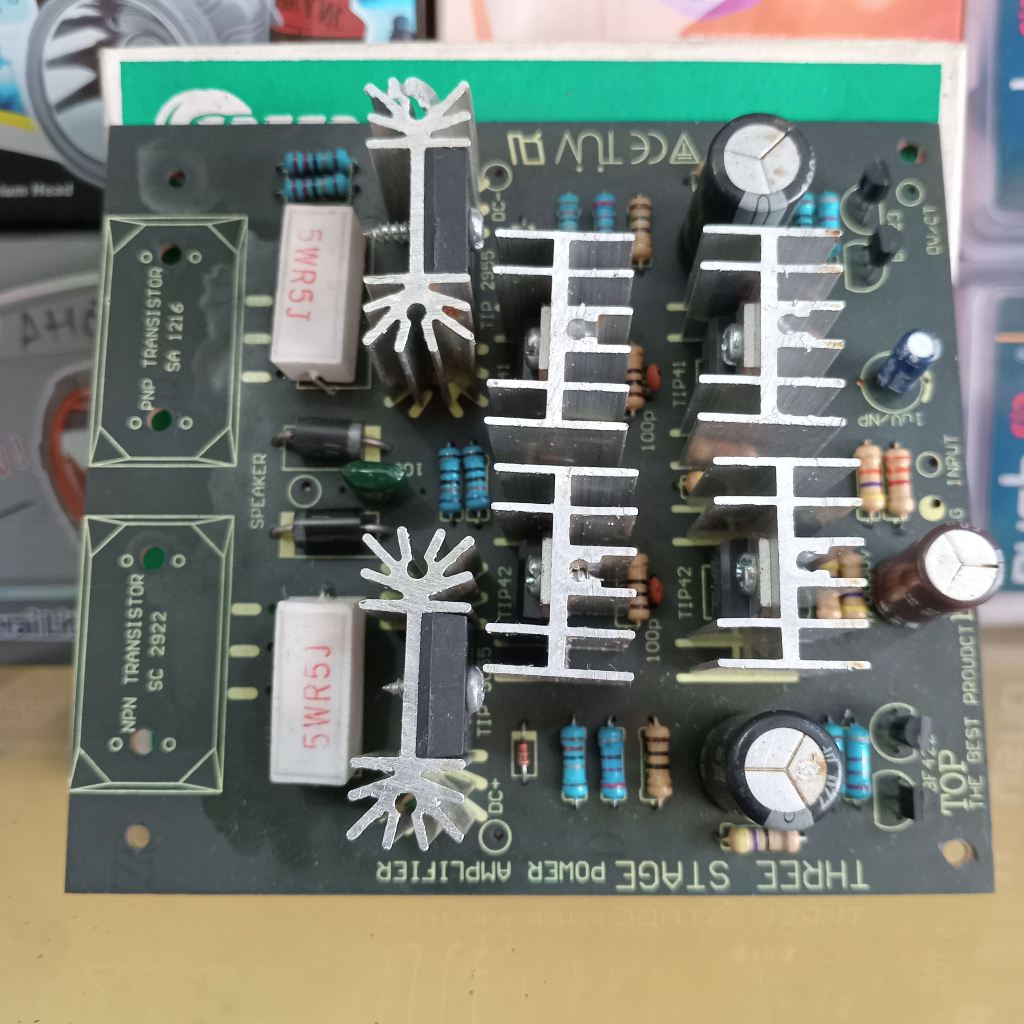 KIT DRIVER POWER KUCING MEONG AMPLIFIER MONO 3 TINGKAT 1000 WATT