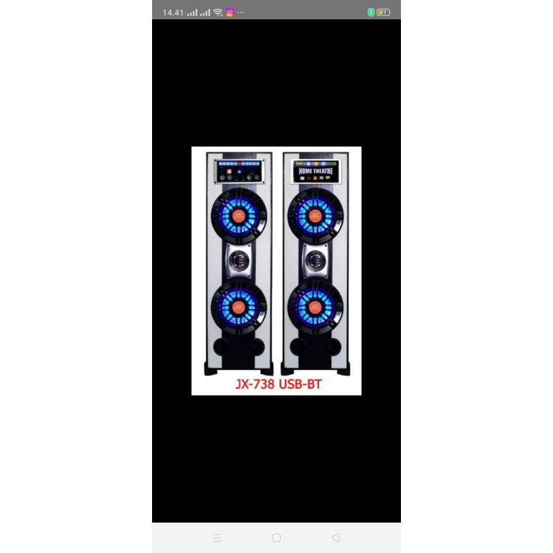 speaker aktif bruetooth USB JDL738bt bruetooth