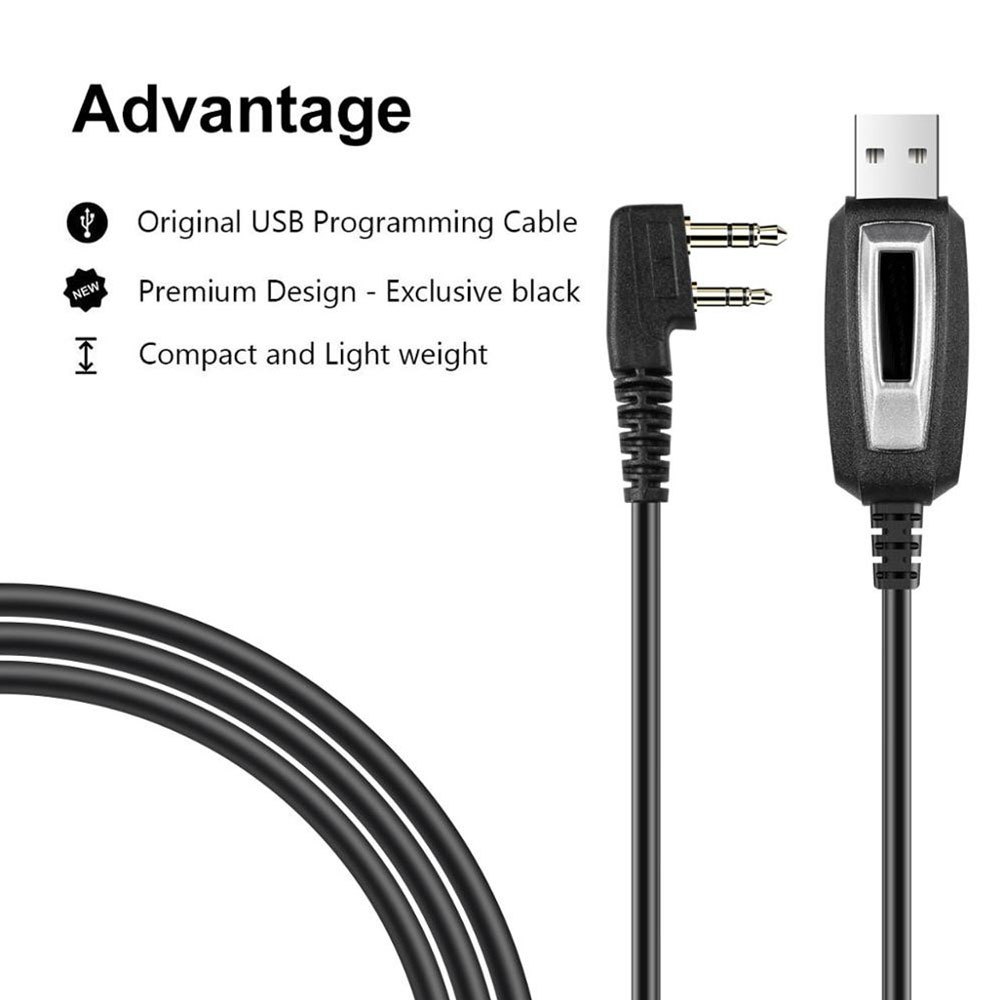 CD Baofeng HT USB Programming Cable + CD Driver for Taffware Pofung Baofeng Walkie Talkie