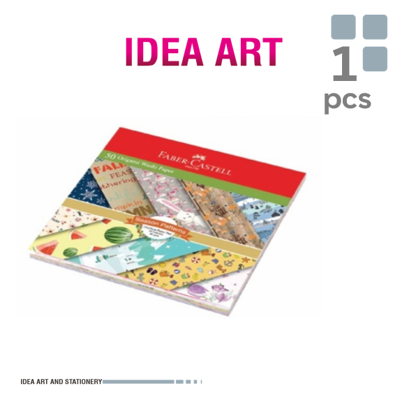 

Kertas Origami Washi Paper 16x16 cm Season Pattern Faber Castell