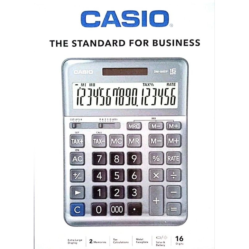 

Jual Kalkulator Casio DM-1600F