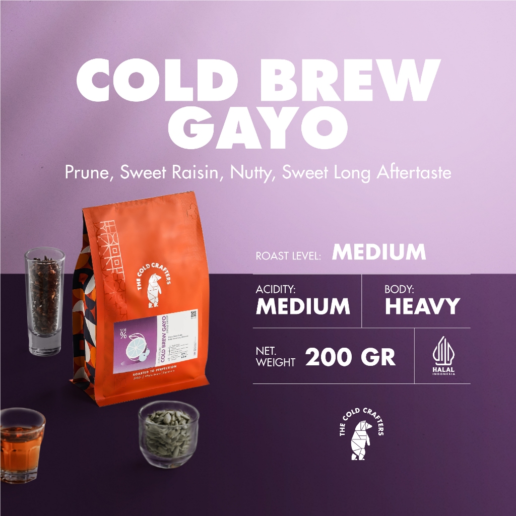 Cold Brew Aceh Gayo Arabica Coffee Arabika Biji Kopi Bubuk