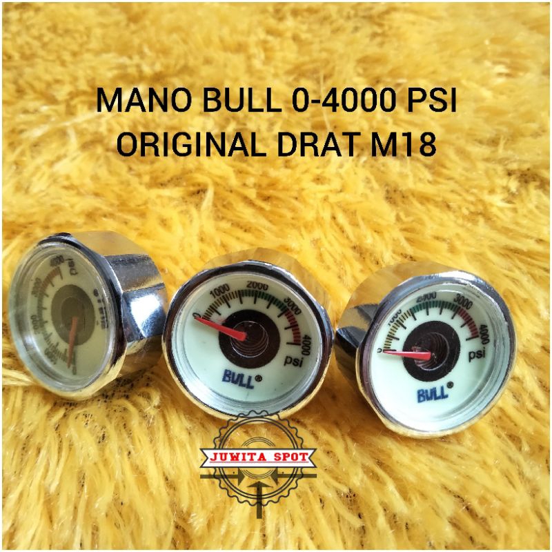 Manometer bull 4000 psi