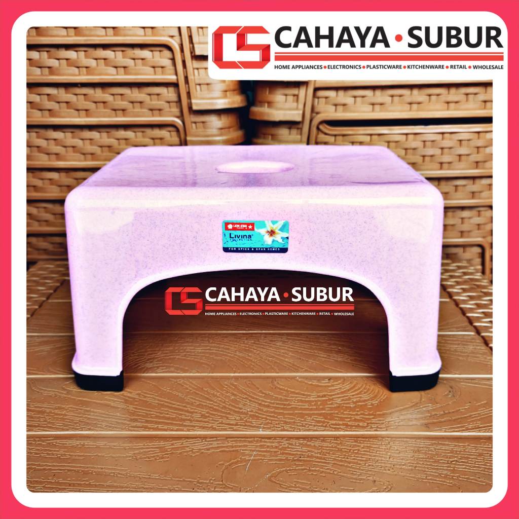 Bangku Plastik Mini Anak Segi LION STAR G-12 Jengkok Japan Top Quality