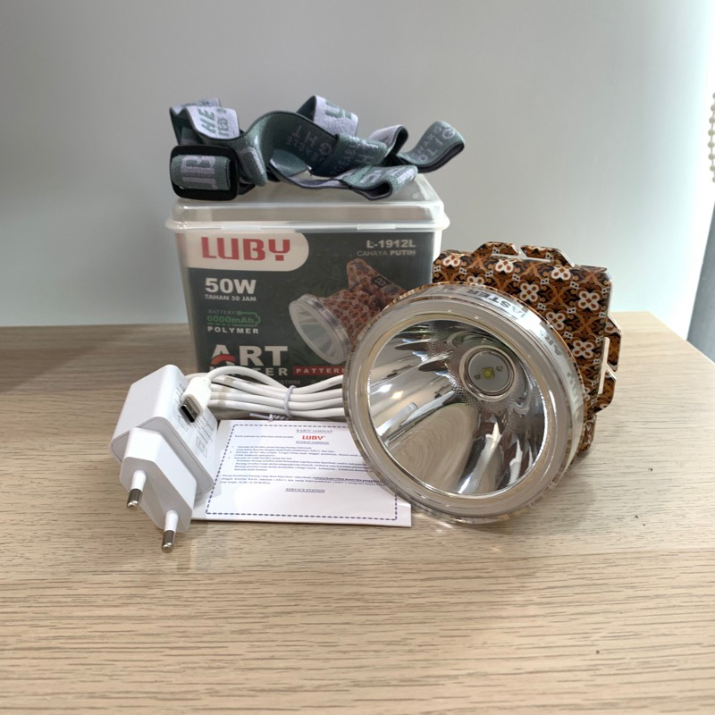 Senter Kepala Luby 50 Watt L 1912 Waterproof / Luby L1912