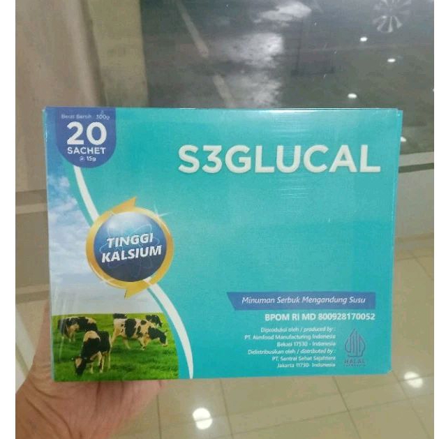 S3GLUCAL SUSU S3 GLUCAL ORIGINAL 20SACHET
