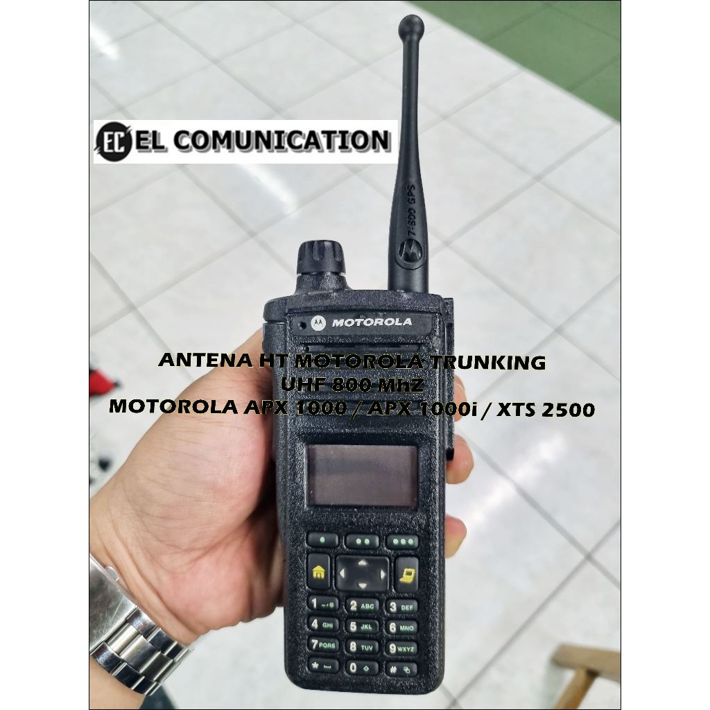 ANNTENA HT MOTOROLA APX 1000 APX1000 APX 1000i XTS 2500 UHF 800 Mhz ORIGINAL