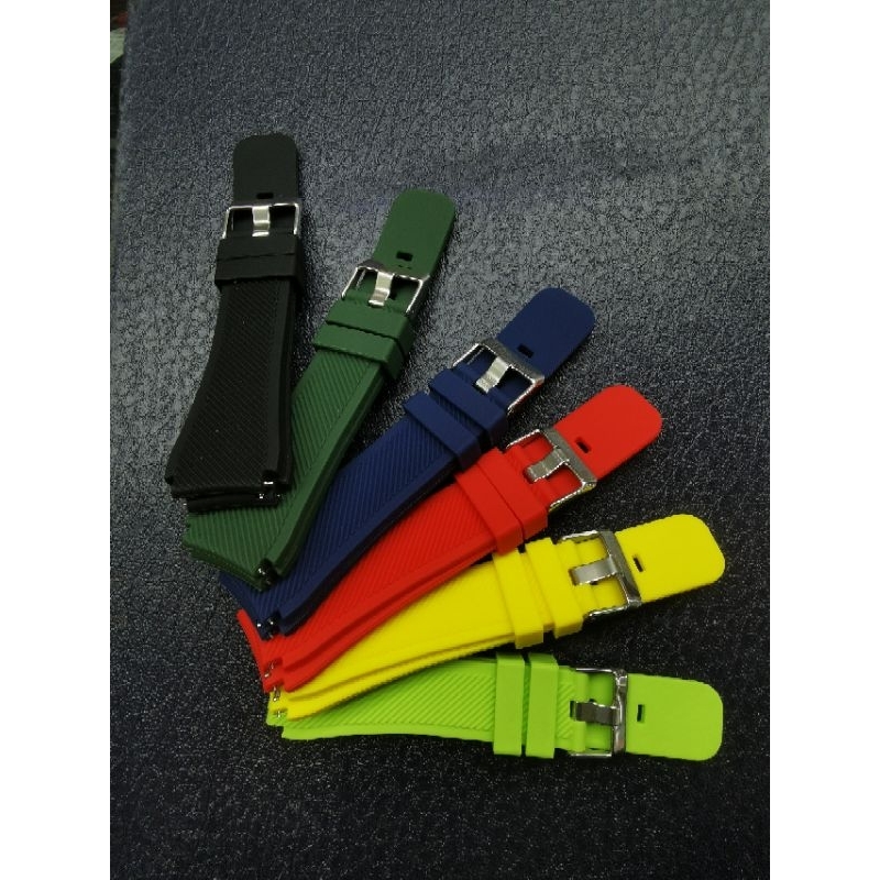 Strap tali jam Rubber untuk BR Bell & Rose 22mm