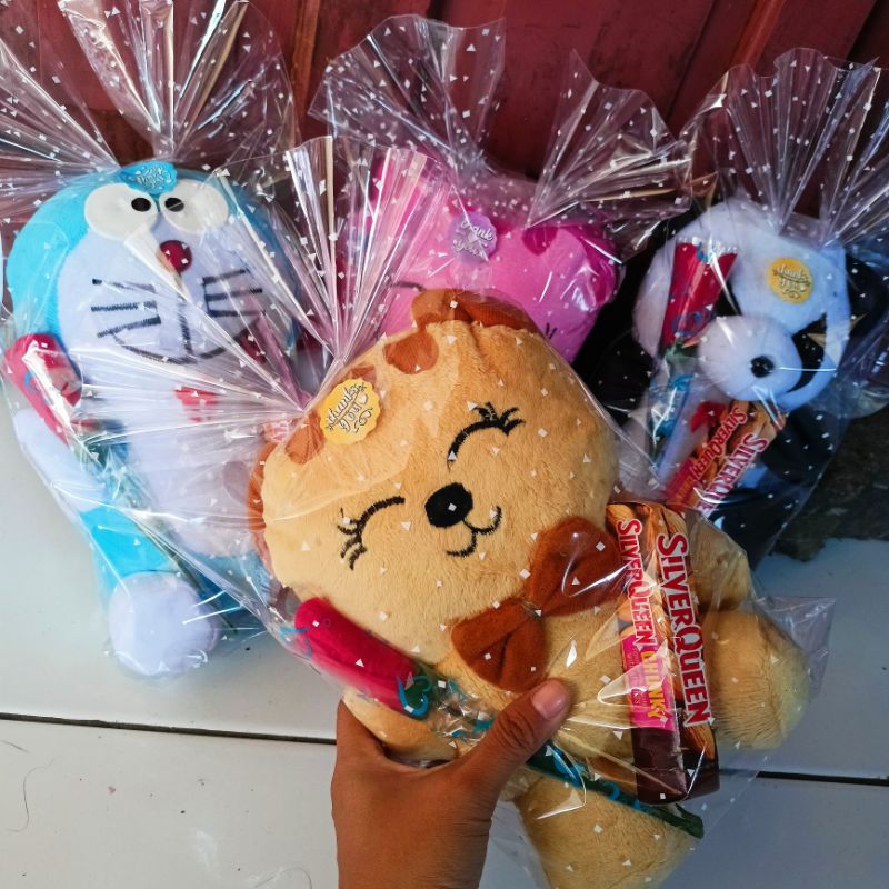 

Parcell Boneka + coklat silverqueen