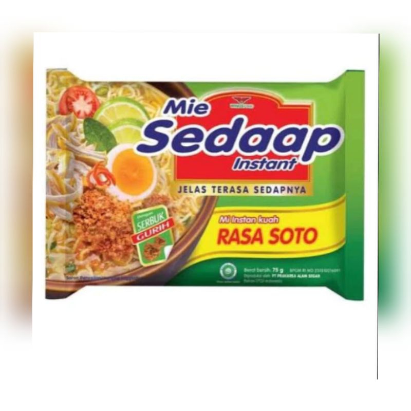 

Mie Sedaap Instan Rasa Soto 75gr