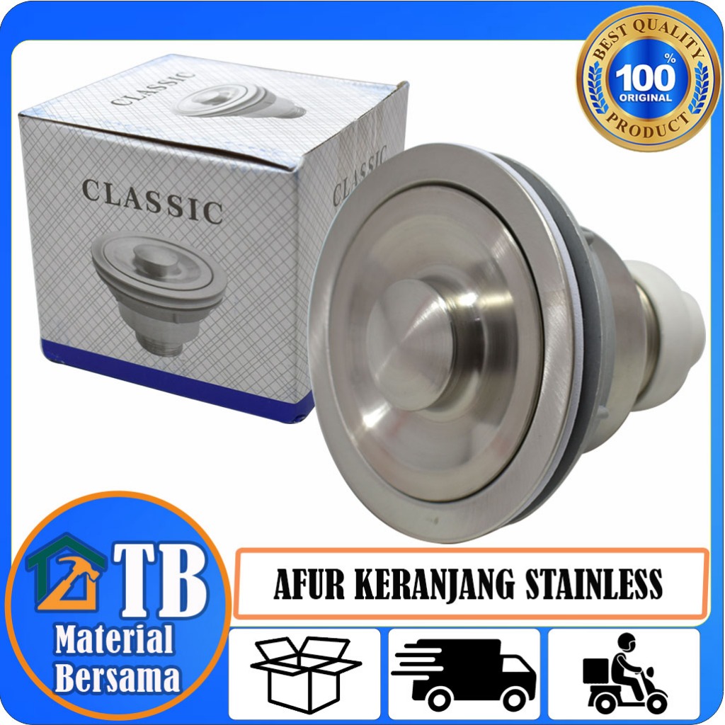 Afur Keranjang Stainless Bak Cuci Piring / Afur Keranjang Sink Cuci Piring / Afur Bak Cuci Piring St