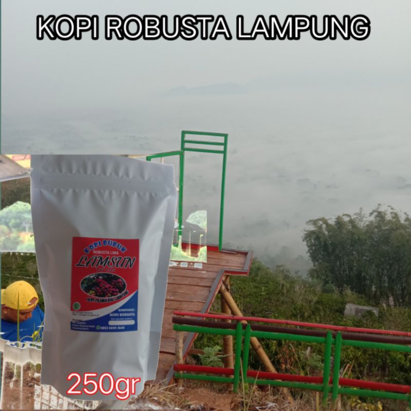 

KOPI BUBUK ROBUSTA LAMPUNG "LAMSUN" 250gr