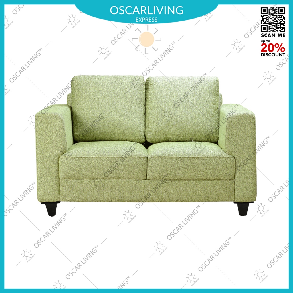 Sofa Tamu/Sofa Minimalis 2 Seater Velma Hijau - Khusus Jabodetabek