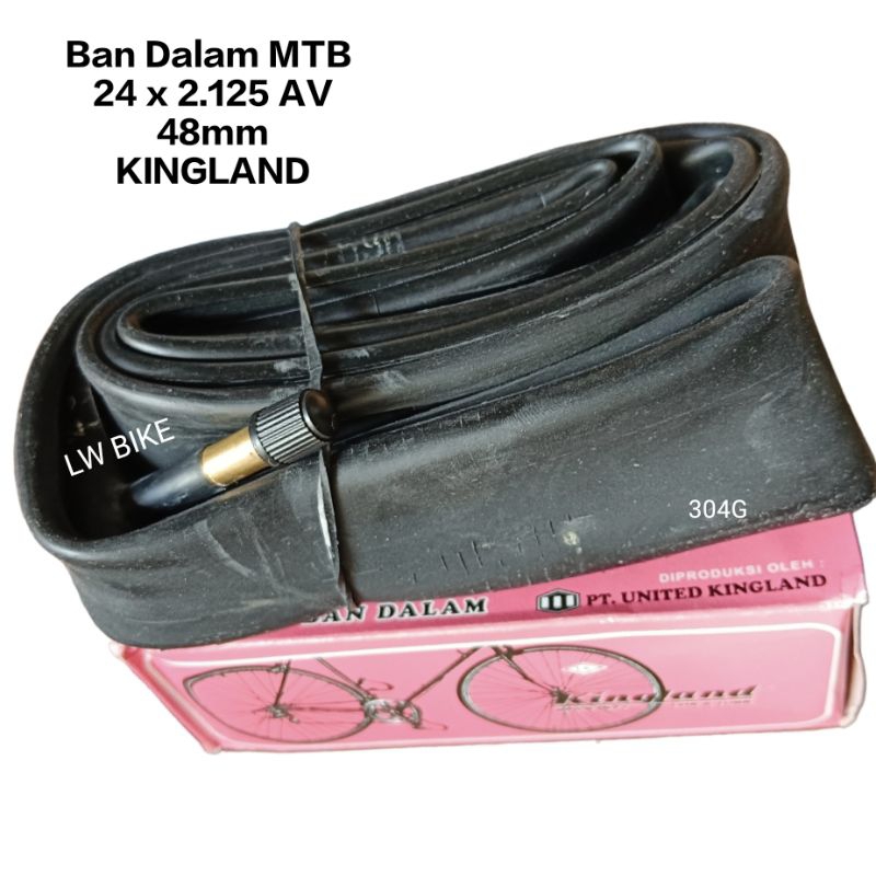 Ban Dalam Sepeda MTB 24 x 2.125 AV 48mm Kingland