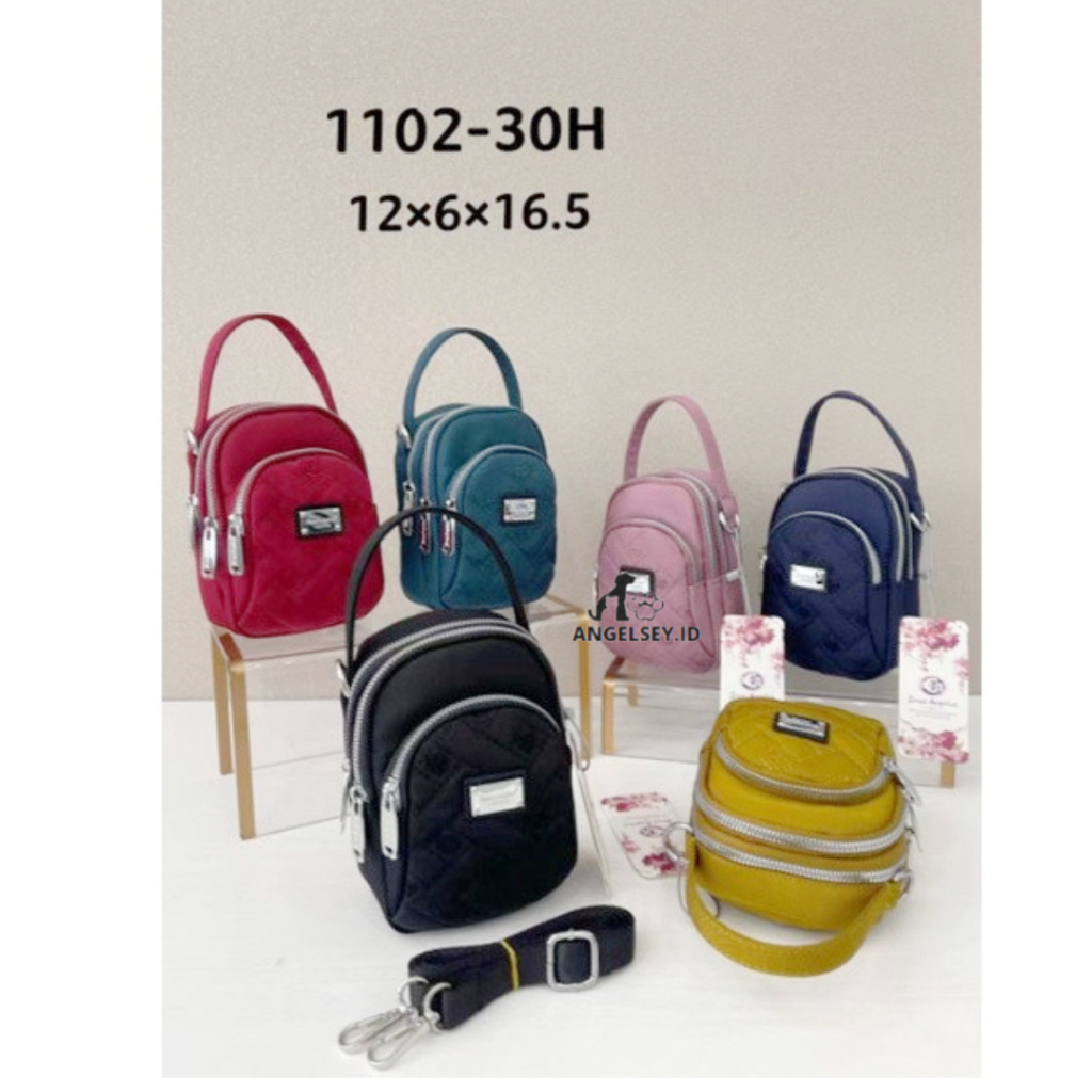 Tas Selempang Original Ernes Angeline 1102-30 Free Dustbag