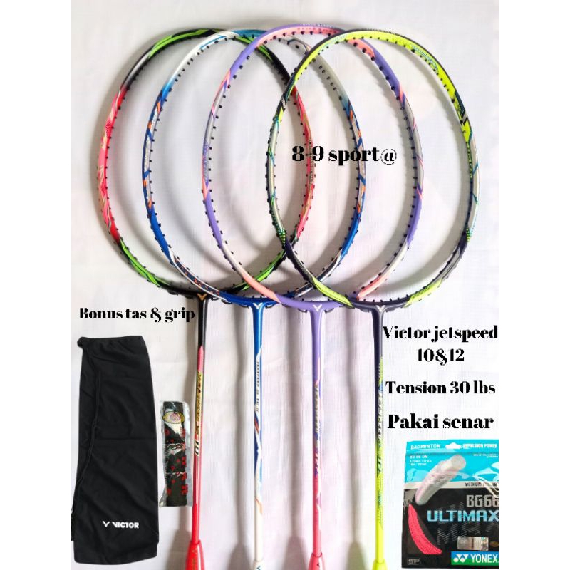 RAKET BADMINTON VICTOR JETSPEED S12 & JETSPEED S 12F