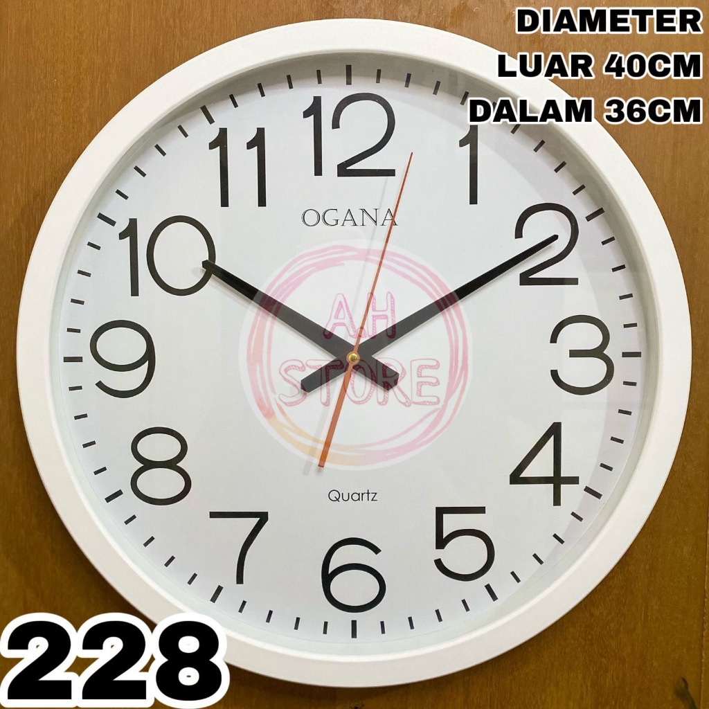 Jam dinding 40cm | Custom | Grosir