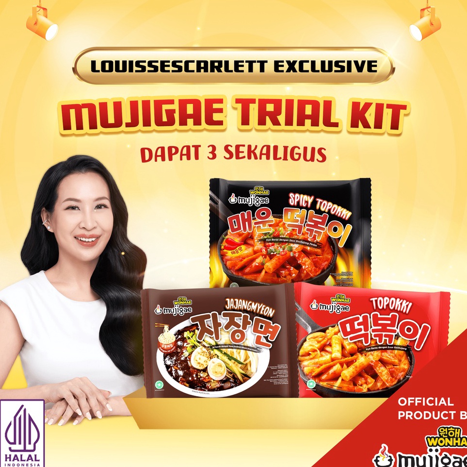 

Diskon [Louisse Scarlett Exclusive] Mujigae Trial Kit