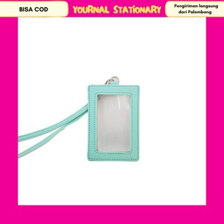 

Plastik Flashee Tosca Name Tag Mika Flashee ID Card Lanyard Kulit Dua Sisi Transparan Termurah PU Leather